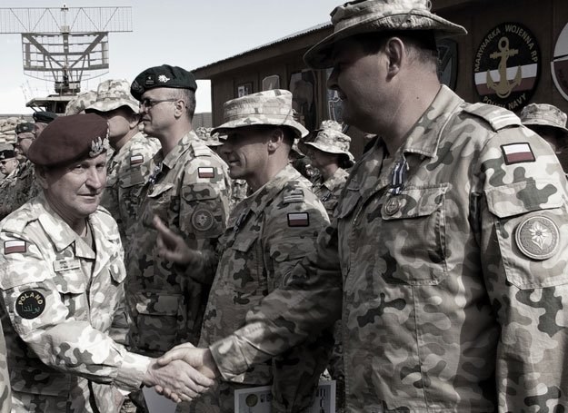 Gen. Kwiatkowski podczas ostatniej wizyty w Afganistanie/fot. Piotr Michrowski /