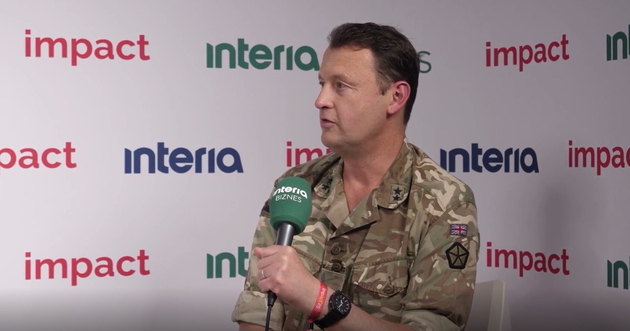 Gen. Ollie Kingsbury był gościem Interii Biznes podczas Impact'25 /Interia pl /INTERIA.PL