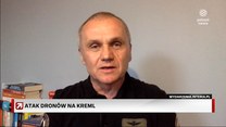 Gen. Polko w "Gościu Wydarzeń" o ataku na Kreml: Inscenizacja marnej jakości  