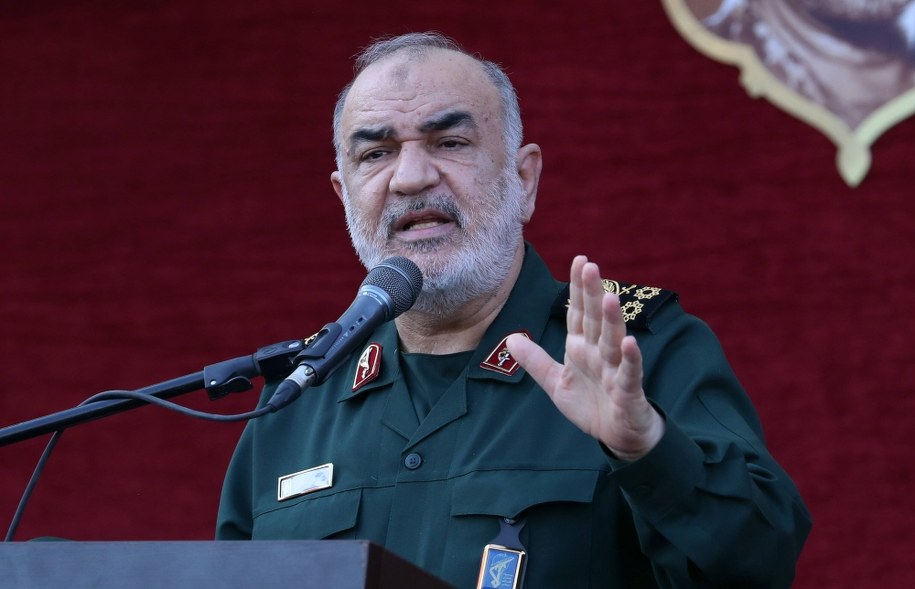 Generał Hosejn Salami /Abedin Taherkenareh   /PAP/EPA