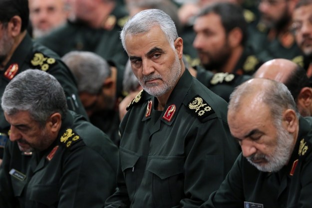 Generał Kasem Sulejmani /IRANIAN SUPREME LEADER'S OFFICE HANDOUT  /PAP/EPA