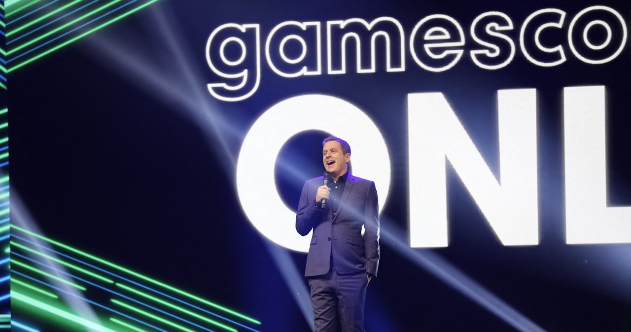 Geoff Keighley, organizator i prowadzący Opening Night Live podczas targów Gamescom /AFP