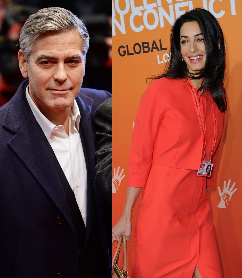 George Clooney i Amal Alamuddin /Ian Gavan, Eamonn M. McCormack /Getty Images