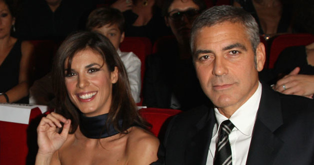 George Clooney i Elisabetta Canalis, fot. Vittorio Zunino Celotto &nbsp; /Getty Images/Flash Press Media