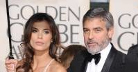 George Clooney i Elizabetta Canalis, fot. Frazer Harrison &nbsp; /Getty Images/Flash Press Media