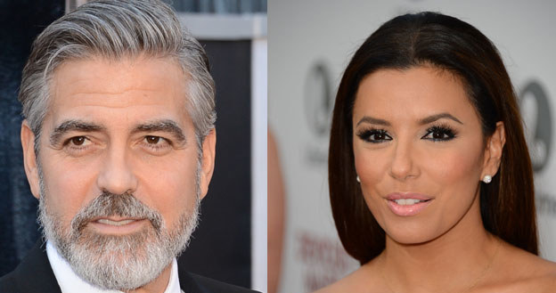 George Clooney i Eva Longoria /Getty Images