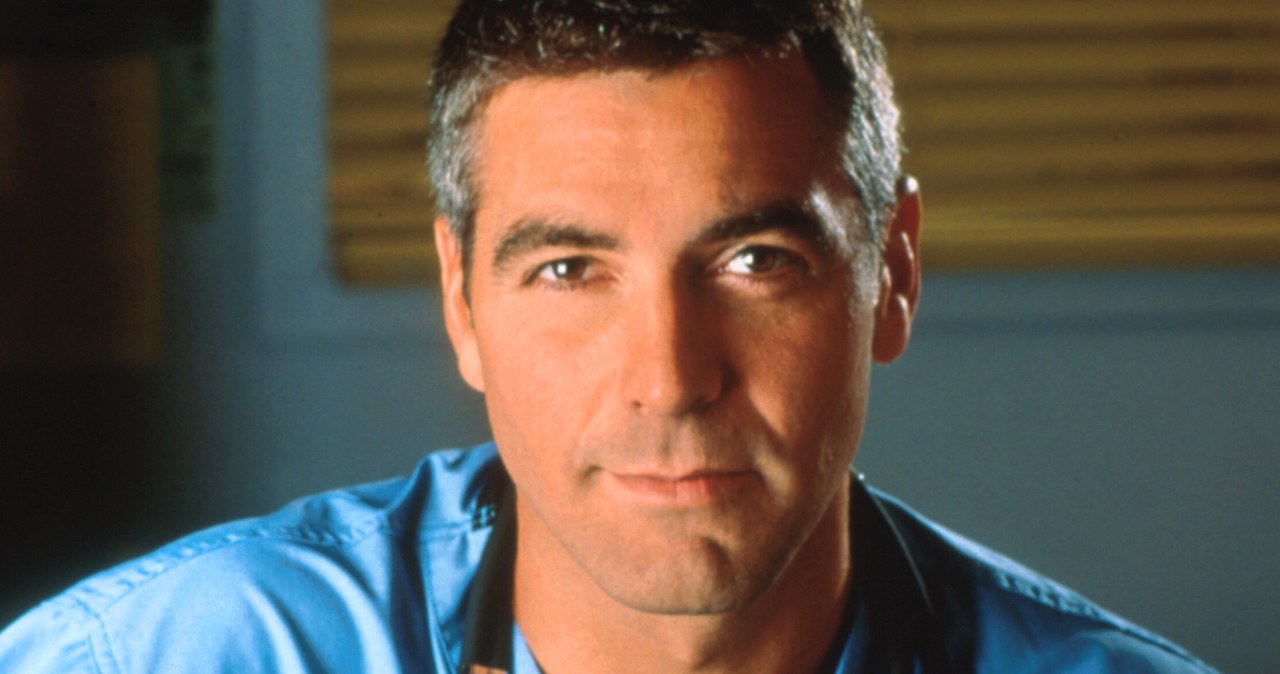 George Clooney jako dr Doug Ross w "Ostrym dyżurze" /AKPA