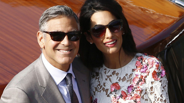 George Clooney poślubił Amal Alamuddin /AFP/PIERRE TEYSSOT /East News