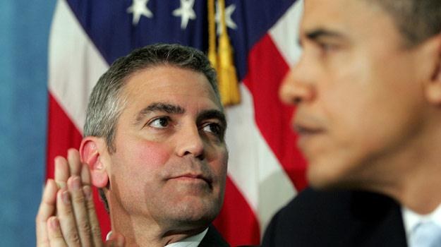 George Clooney to jeden z najsłynniejszych celebrytów popierających Baracka Obamę / fot. Win McNamee /Getty Images/Flash Press Media