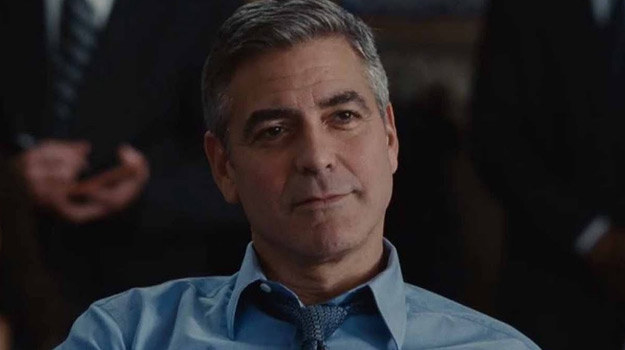George Clooney w scenie z filmu "Idy marcowe" /materiały dystrybutora