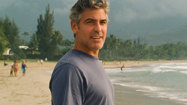 George Clooney w scenie z filmu "Spadkobiercy". Czy za swoją rolę otrzyma Oscara? /materiały dystrybutora