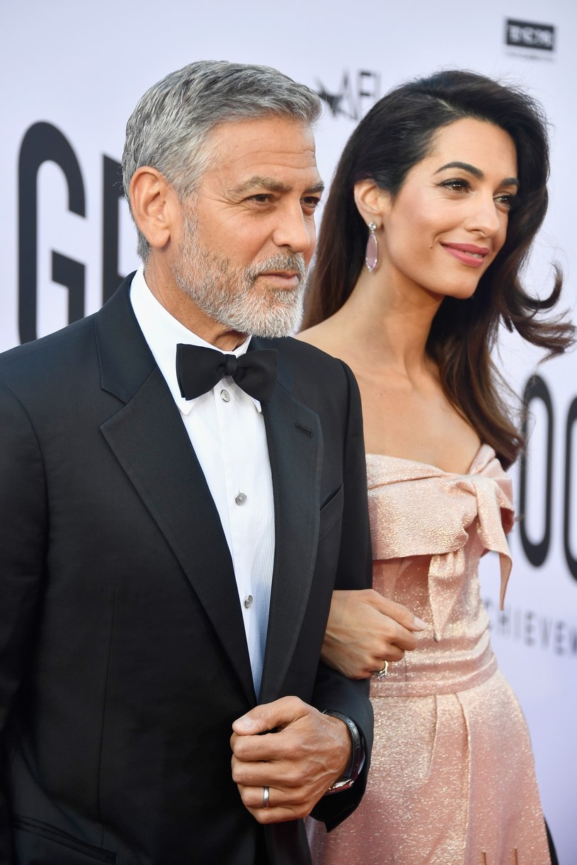 George Clooney z żoną, Amal /Frazer Harrison /Getty Images