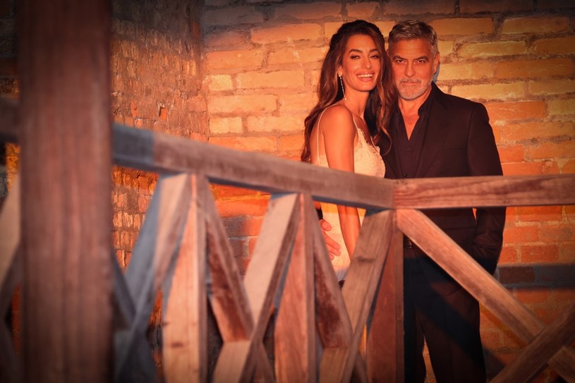 George Clooney z żoną Amal /Franco Origlia/GC Images /Getty Images