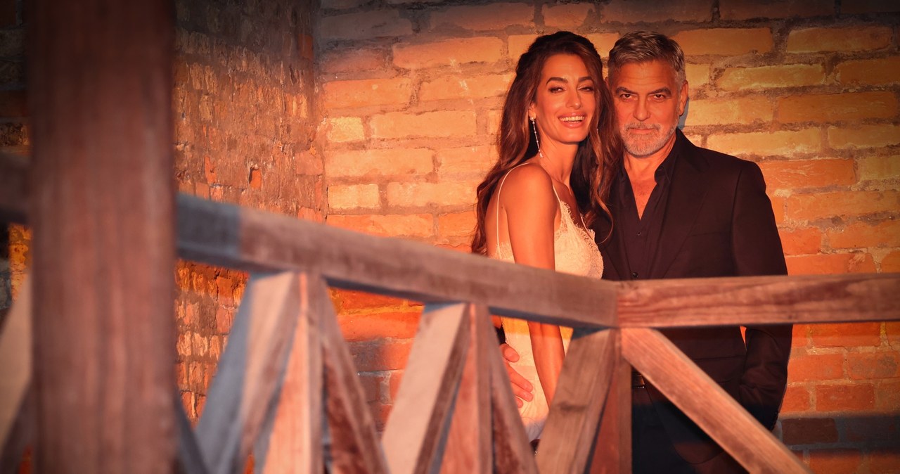 George Clooney z żoną Amal /Franco Origlia/GC Images /Getty Images