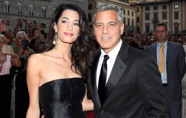 George Clooney z żoną /Andrew Goodman /Getty Images