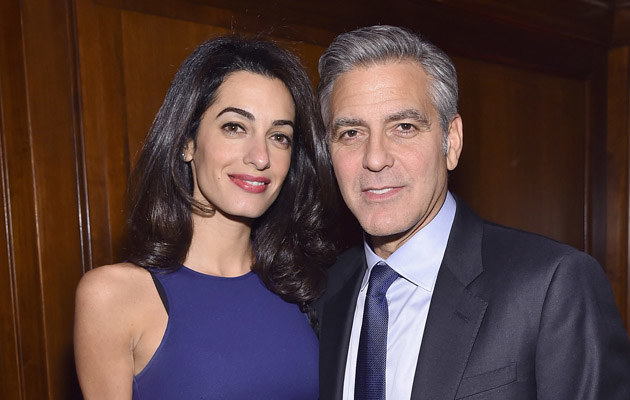 George Clooney z żoną /Mike Coppola /Getty Images
