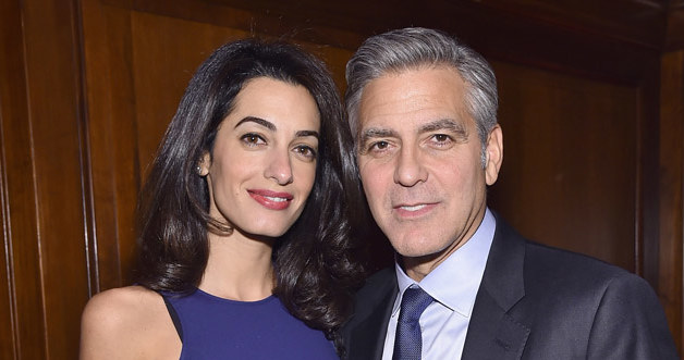 George Clooney z żoną /Mike Coppola /Getty Images