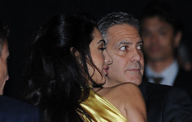 George Clooney z żoną /ANADOLU AGENCY /Getty Images