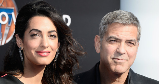 George Clooney z żoną /Frazer Harrison /Getty Images