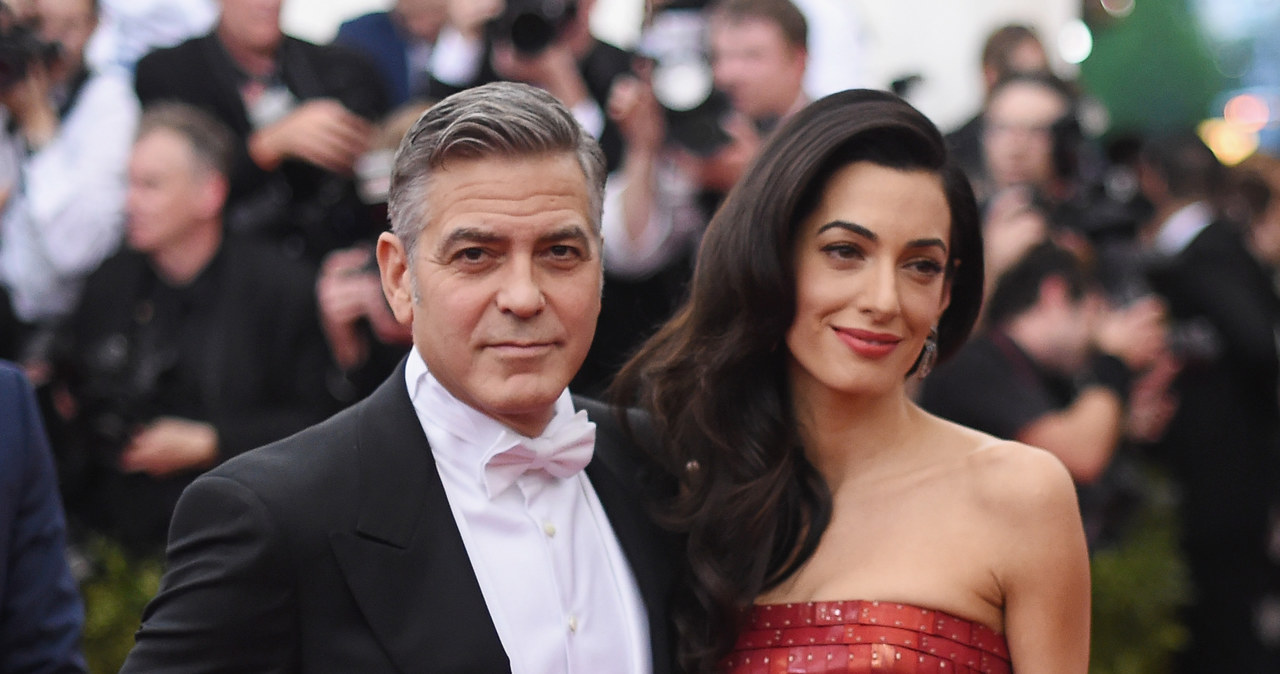 George Clooney z żoną /Mike Coppola /Getty Images