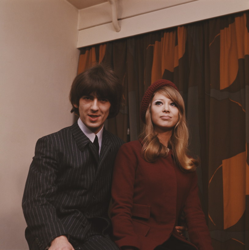 George Harrison i Pattie Boyd dzień po swoim ślubie /Mark and Colleen Hayward / Contributor /Getty Images
