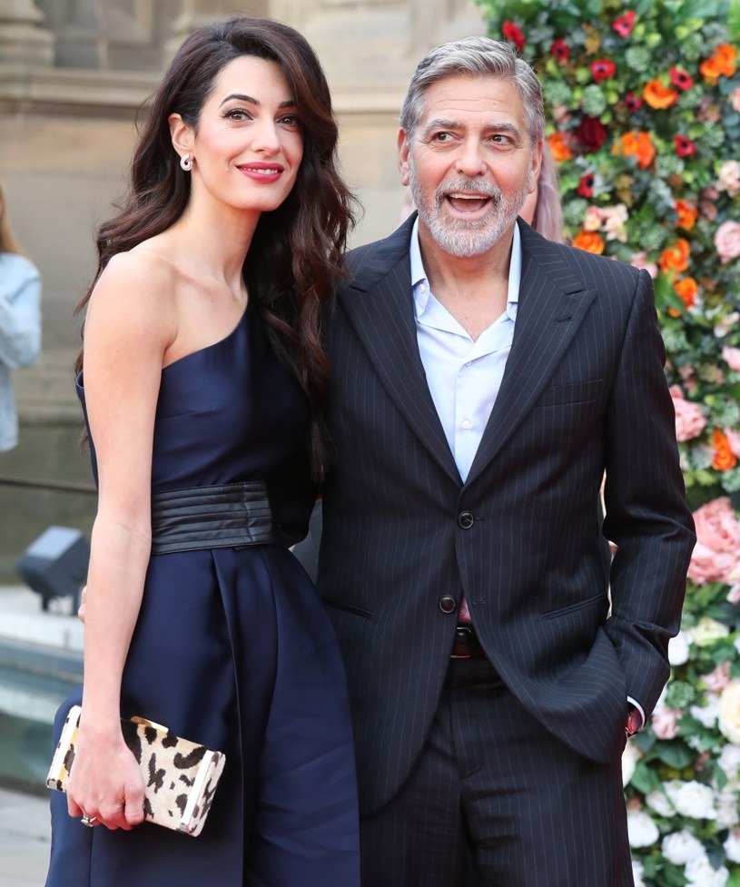 George i Amal Clooney /Andrew Milligan    /Getty Images