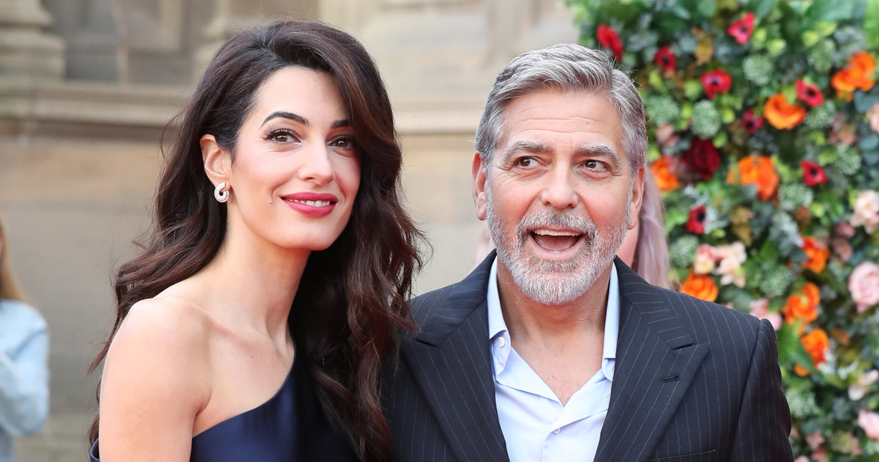 George i Amal Clooney /Andrew Milligan    /Getty Images