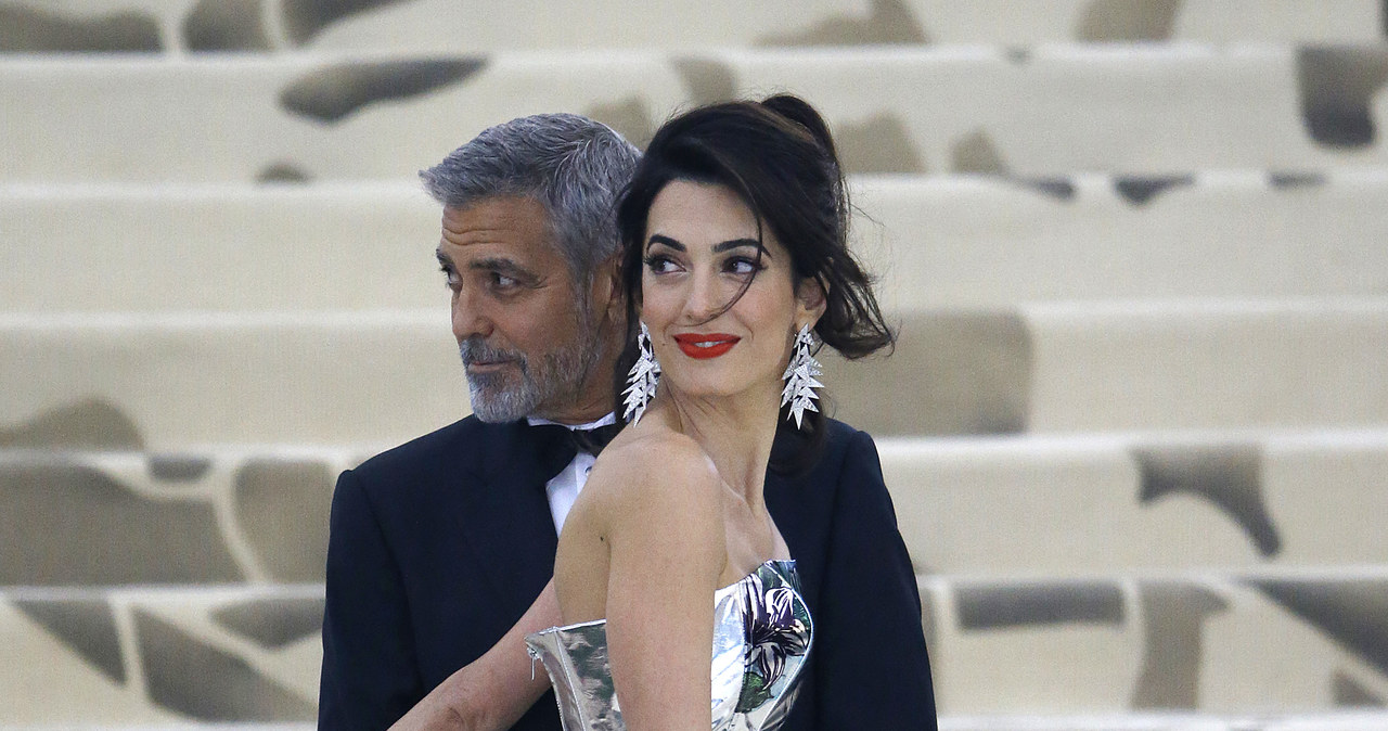 George i Amal Clooneyowie /John Lamparski /Getty Images