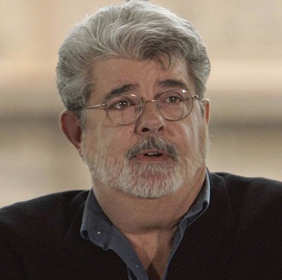 George Lucas na otwarciu nowej siedziby firmy LucasFilm /AFP