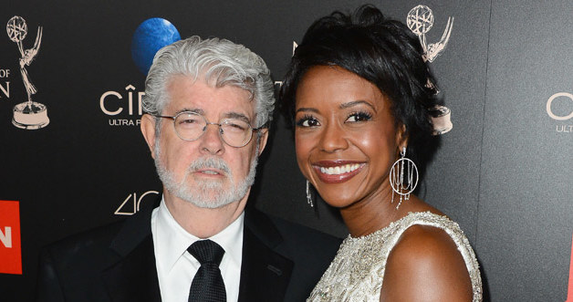 George Lucas z żoną /Getty Images