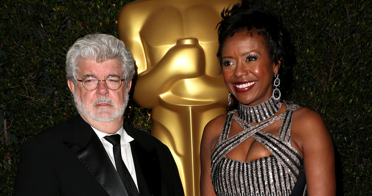 George Lucas z żoną /Getty Images