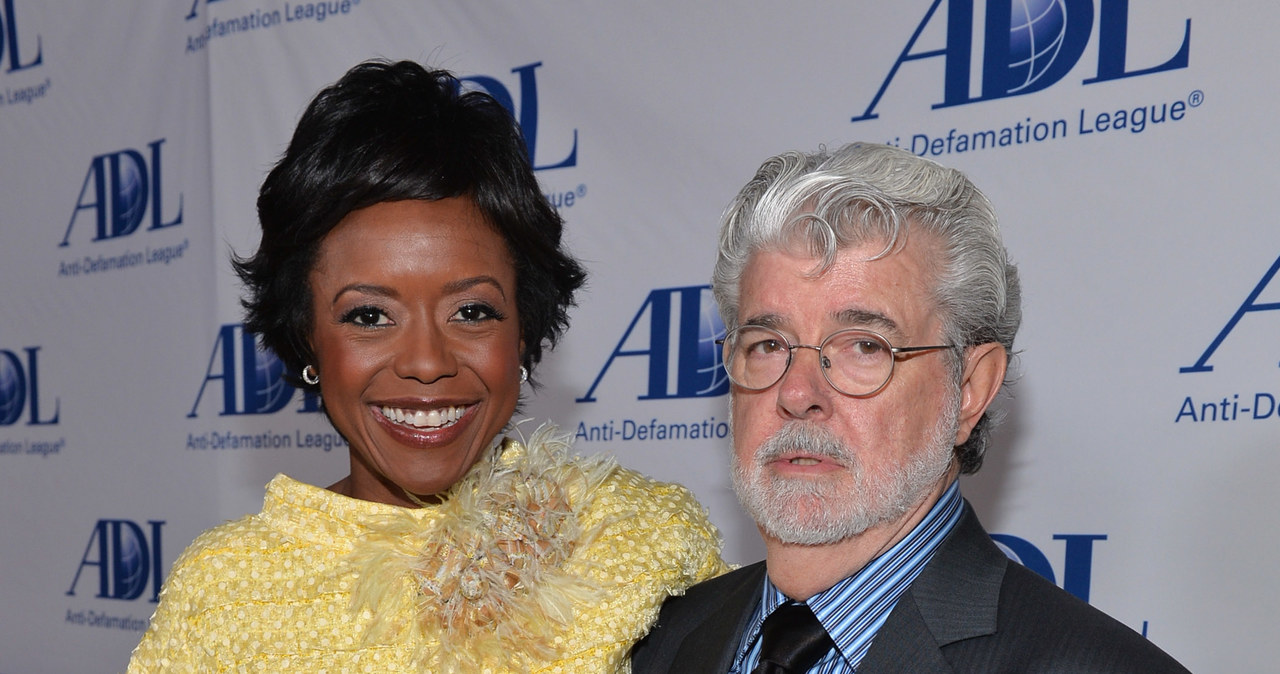 George Lucas z żoną /Getty Images