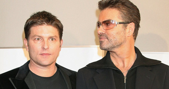 George Michael z partnerem Kennym Gossem, fot. Junko Kimura &nbsp; /Getty Images/Flash Press Media