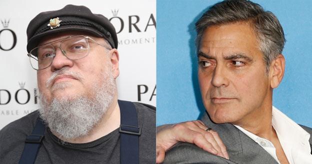 George R.R.Martin i Goergoe Clooney chcą zobaczyć "Wywiad ze słońcem narodu" /Getty Images