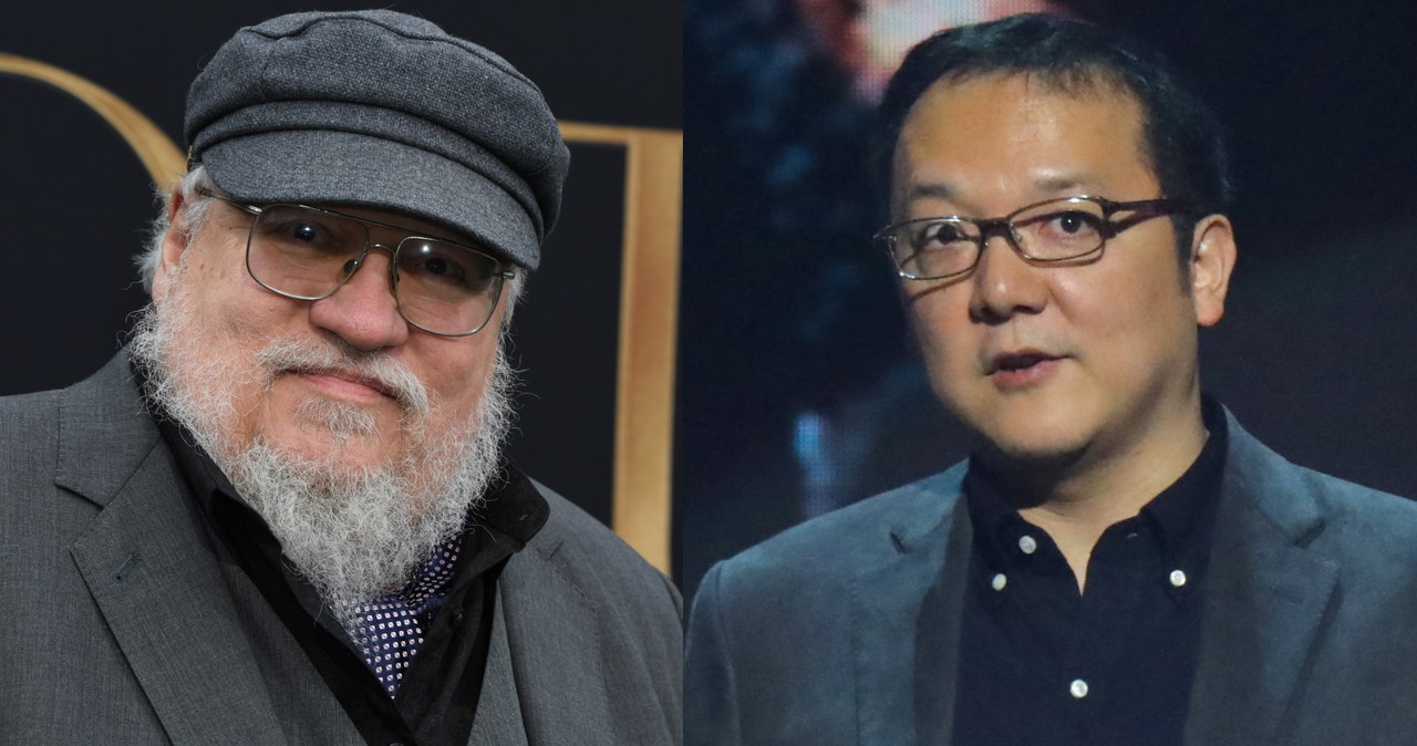 George R. R. Martin i Hidetaka Miyazaki /AFP