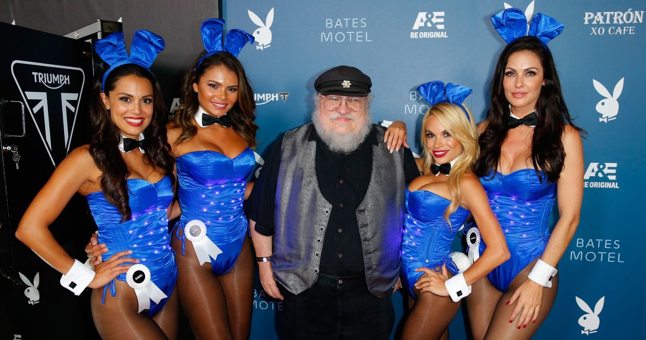 George R.R. Martin w wyjątkowym towarzystwie /AFP