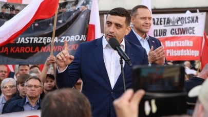 George Simion na wiecu Karola Nawrockiego. Padły mocne słowa