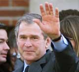 George W. Bush - kandydat na stanowisko prezydenta Stanów Zjednoczonych. /poboczem.pl