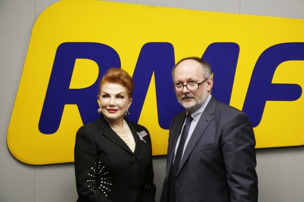 Georgette Mosbacher i Grzegorz Jasiński /Monika Kamińska /RMF FM