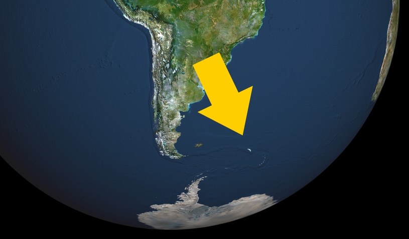 Georgia Południowa znajduje się na środku Oceanu Południowego niedaleko Ameryki Południowej i Antarktydy /Planet Observer/Universal Images Group /Getty Images