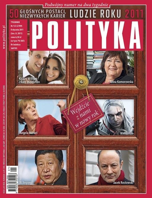 Geralt obok Angeli Merkel, Tuska i Kaczyńskiego? To możliwe! /Informacja prasowa
