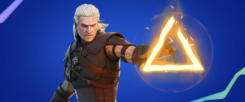 Geralt z Rivii już w świecie gry Fortnite! /materiały prasowe