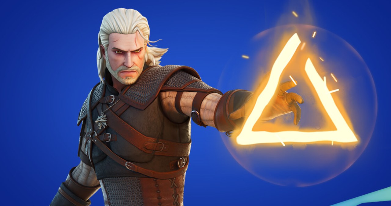 Geralt z Rivii już w świecie gry Fortnite! /materiały prasowe