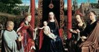 Gerard David, Matka Boska ze świętymi i adorantami, 1509 r /Encyklopedia Internautica