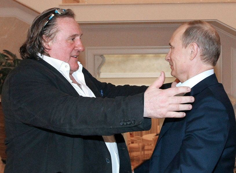 Gerard Depardieu i Władimir Putin w 2013 roku /AFP / East News /East News