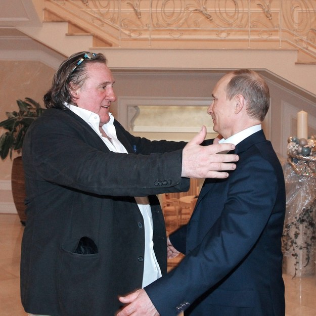 Gerard Depardieu i Władimir Putin /MIKHAIL KLIMENTYEV / POOL /PAP/EPA