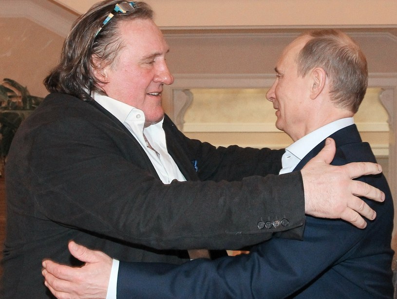 Gérard Depardieu, Putin /-/AFP/East News /East News