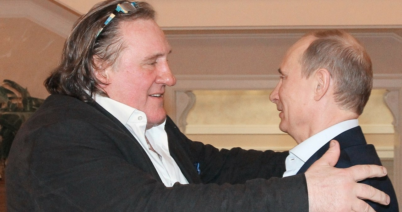 Gérard Depardieu, Putin /-/AFP/East News /East News