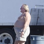 Gerard Depardieu z wielkim brzuchem! 