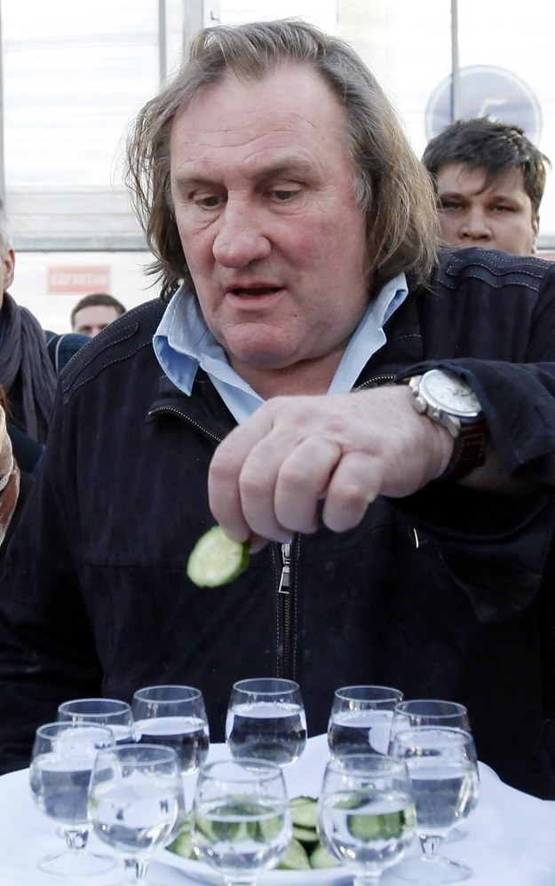 Gerard Depardieu /PAP/EPA/MARIA SHABALDINA /PAP/EPA